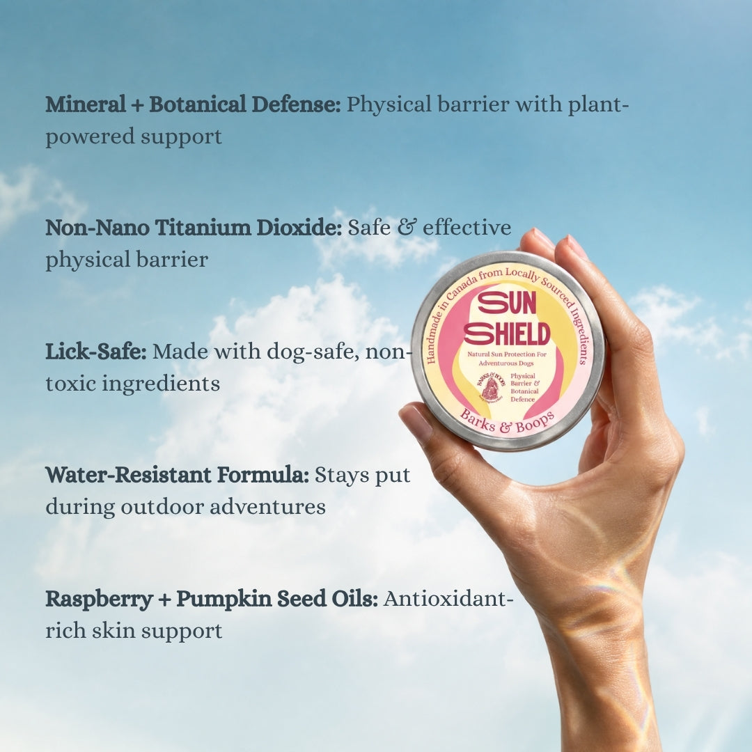 The Complete Dog Care Bundle- 4-product sampler kit from Barks & Boops- Made In Canada- Dog Sunscreen
