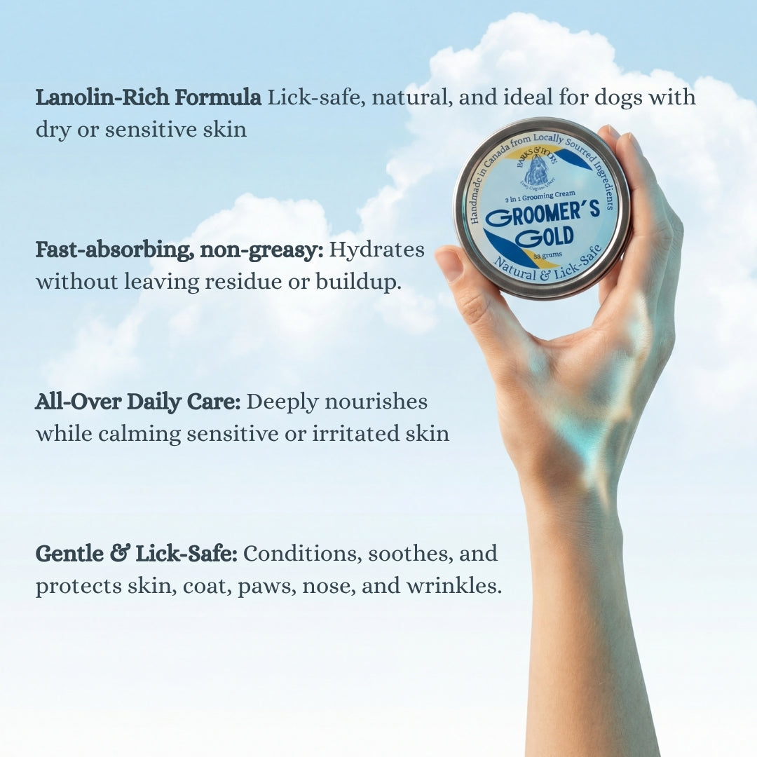 The Complete Dog Care Bundle- 4-product sampler kit from Barks & Boops- Made In Canada- Nose & Paw Balm